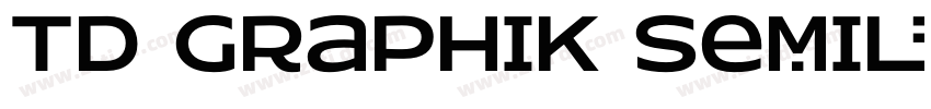 TD Graphik Semilight字体转换